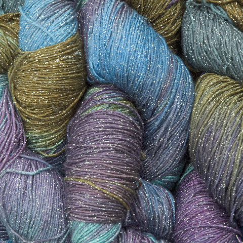 Cerulean Sky - Silver<BR> Rayon Metallic-b